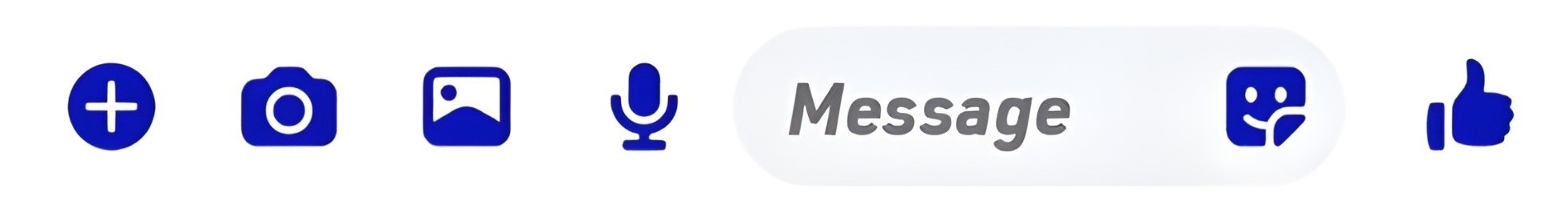 Messenger Bottom Toolbar